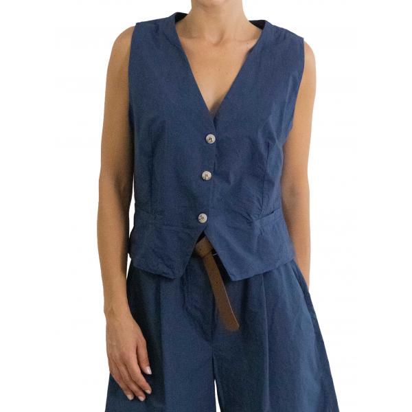 Gilet con bottoni "Sole"